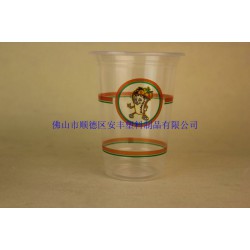 廣東安豐500ml一次性奶茶杯，珍珠奶茶杯定做（PP）