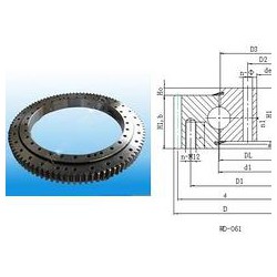 洛陽松瑞機(jī)械供應(yīng)值得信賴的輕型系列回轉(zhuǎn)支承（薄型）外齒式，輕型系列回轉(zhuǎn)支承（薄型）外齒式價(jià)格