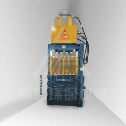 80T立式液壓打包機海綿塑料打包機帶反彈裝置立式雙缸壓包機