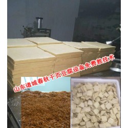 哪里有切絲不斷的千頁豆腐切絲機，一次成型千頁豆腐切絲機