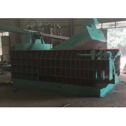 二手打包機，側(cè)翻包液壓打包機，金屬破碎機械，宏強液壓